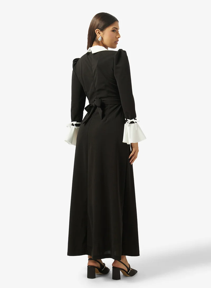 خزانة Colorblock Shirt Dress